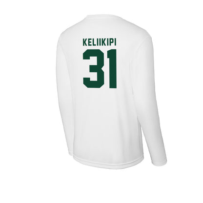 Hawaii - NCAA Football : Tryton Keliikipi - Activewear Long Sleeve T-Shirt-1