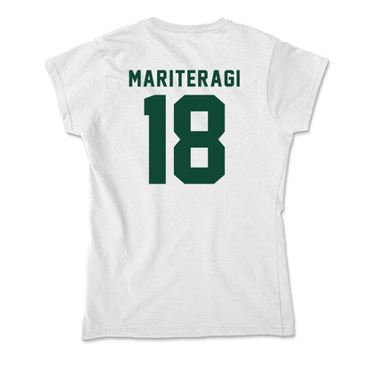 Hawaii - NCAA Football : Zaden Mariteragi - Soft Style Women’s T-Shirt-1