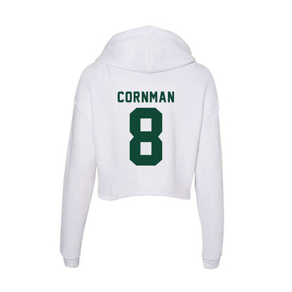 Hawaii - NCAA Beach Volleyball : Kiera Cornman - Women's Crop Fleece Hoodie-1
