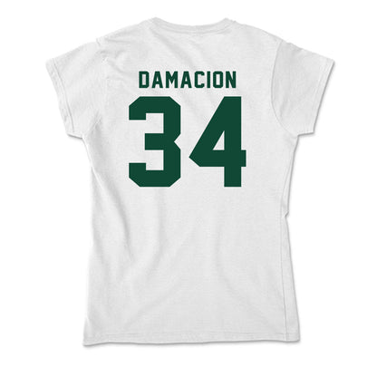 Hawaii - NCAA Women's Soccer : Nalani Damacion - Soft Style Women’s T-Shirt-1