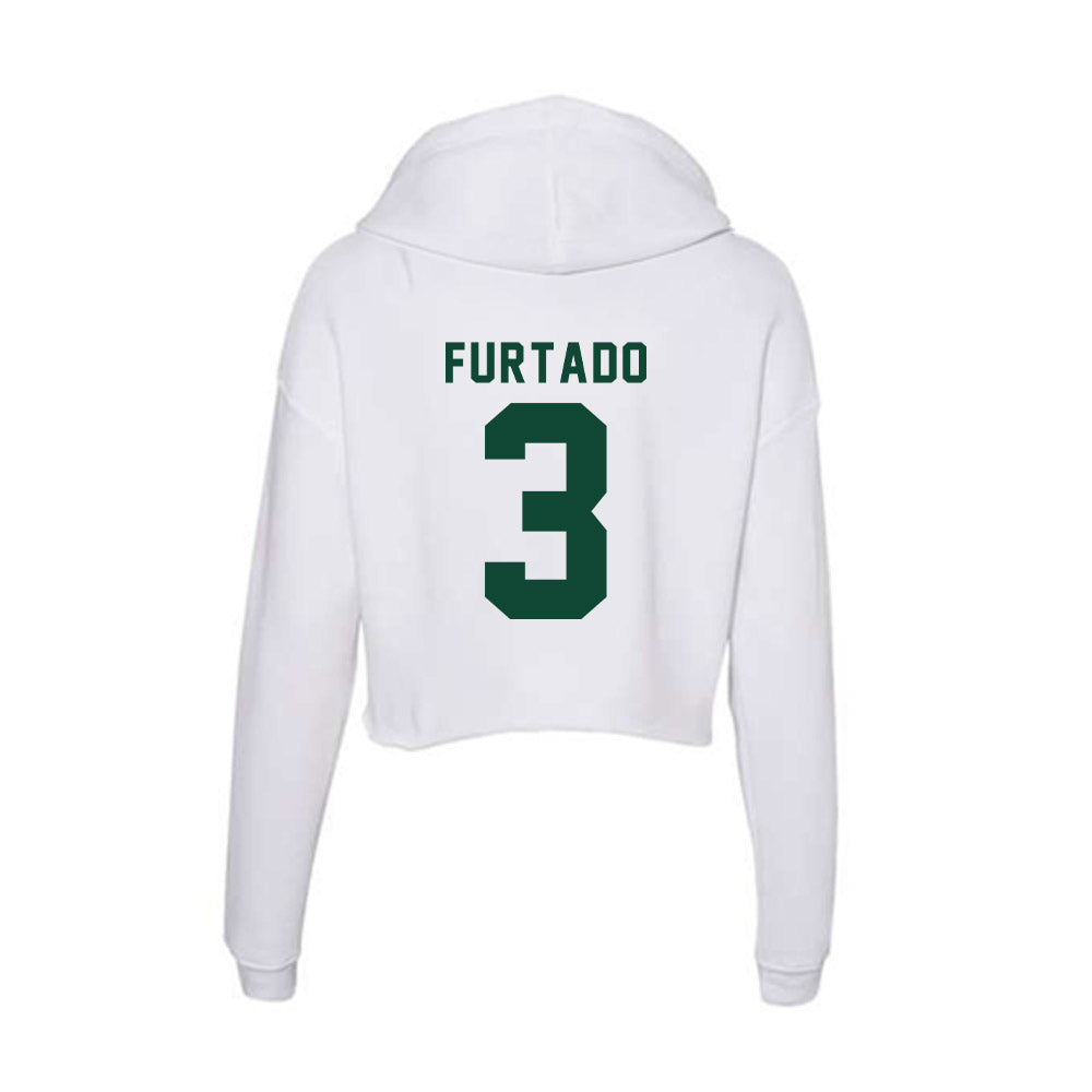 Hawaii - NCAA Softball : Rhea Furtado - Women's Crop Fleece Hoodie-1