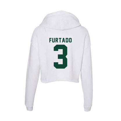 Hawaii - NCAA Softball : Rhea Furtado - Women's Crop Fleece Hoodie-1