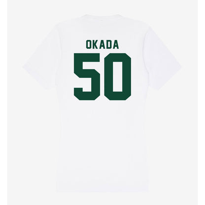 Hawaii - NCAA Baseball : Caleb Okada - Women's V-Neck T-Shirt-1