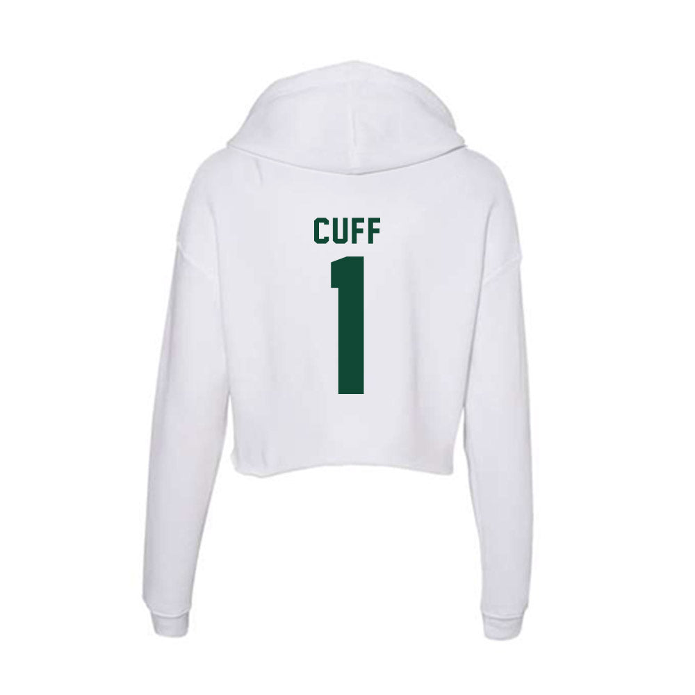 Hawaii - NCAA Men's Basketball : Tanner Cuff - Women's Crop Fleece Hoodie-1