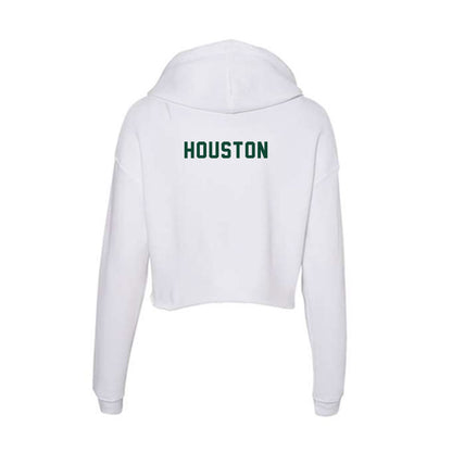Hawaii - NCAA Football : Avin Houston - Classic Shersey Women's Crop Fleece Hooded Sweatshirt-1