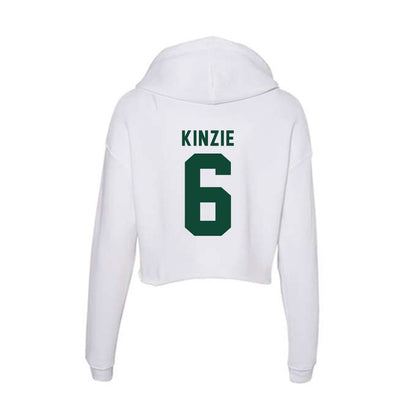 Hawaii - NCAA Baseball : Kedren Kinzie - Women's Crop Fleece Hoodie-1