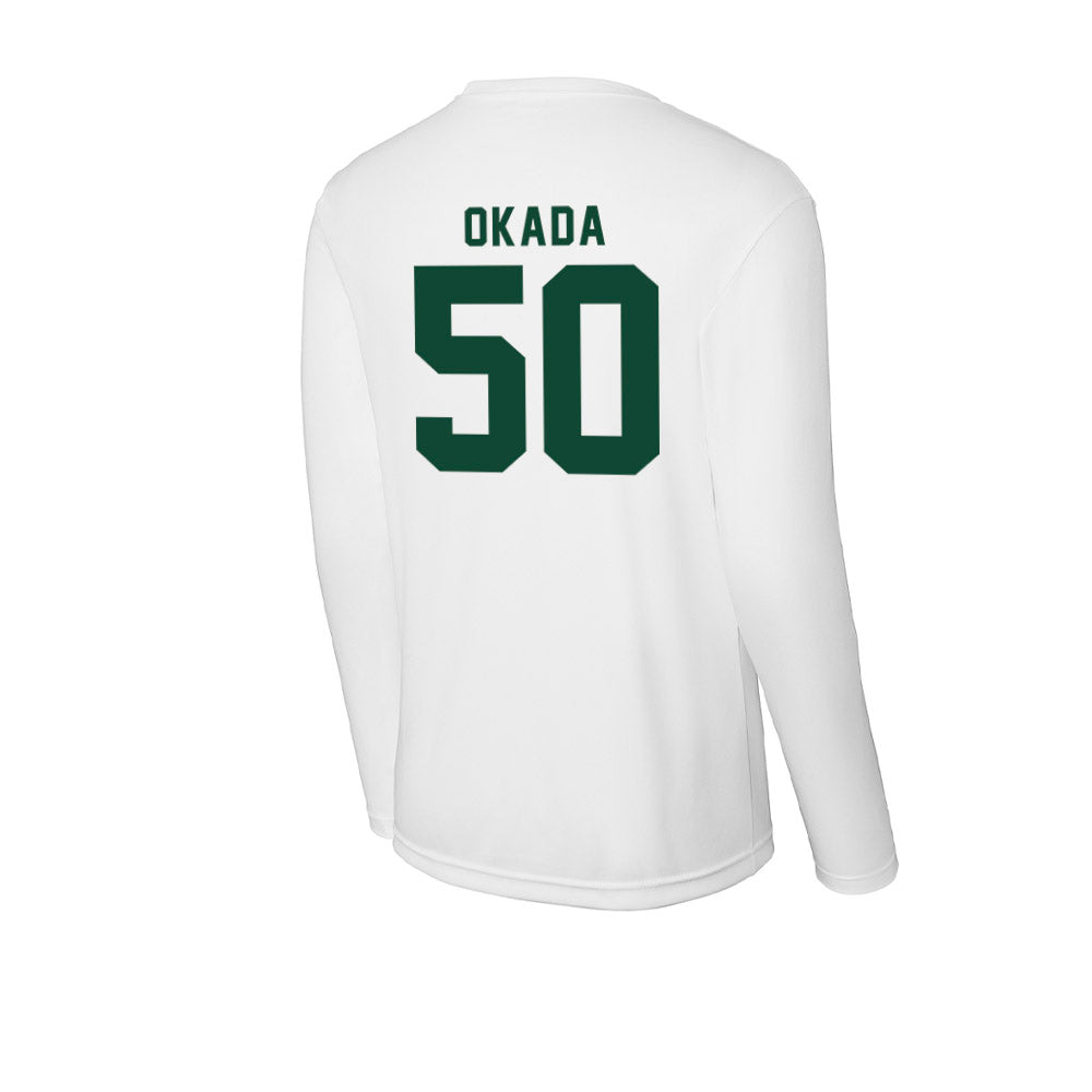 Hawaii - NCAA Baseball : Caleb Okada - Activewear Long Sleeve T-Shirt-1
