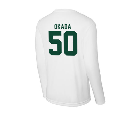 Hawaii - NCAA Baseball : Caleb Okada - Activewear Long Sleeve T-Shirt-1