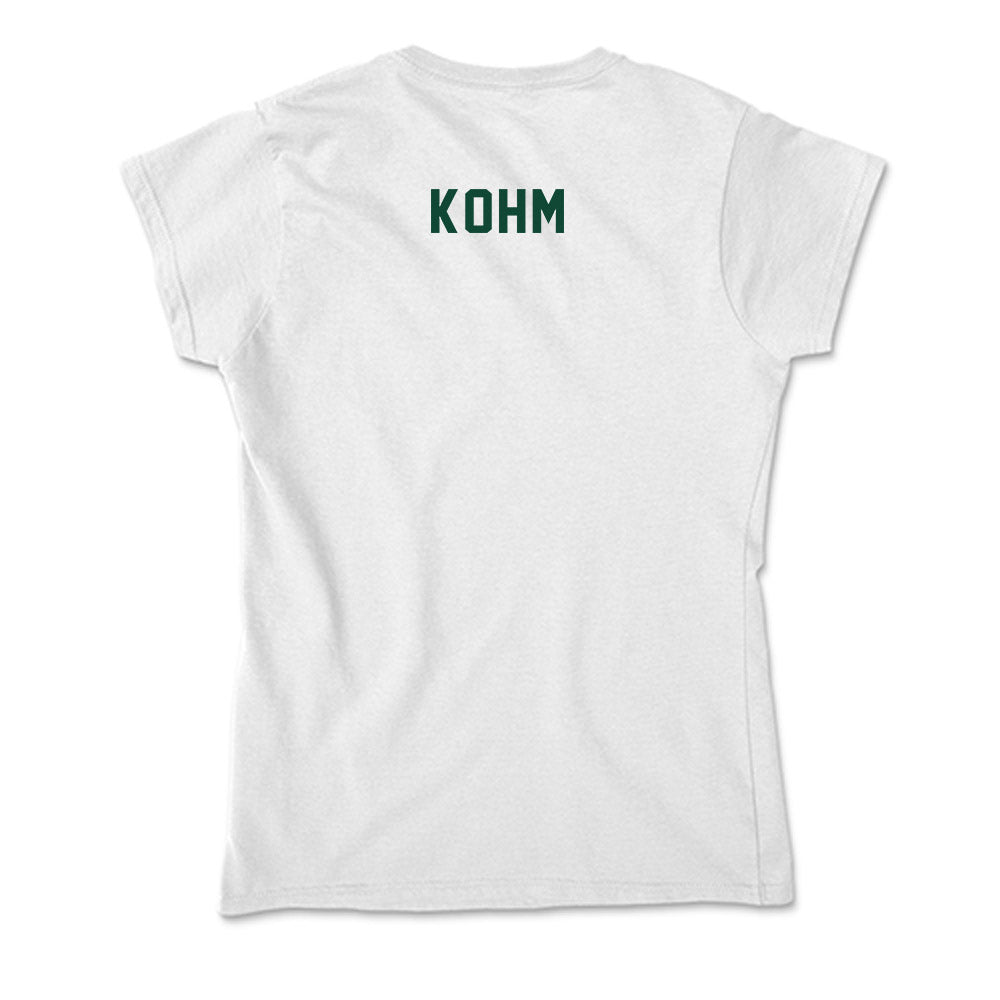 Hawaii - NCAA Men's Swimming & Diving : Zachary Kohm - Soft Style Women’s T-Shirt-1