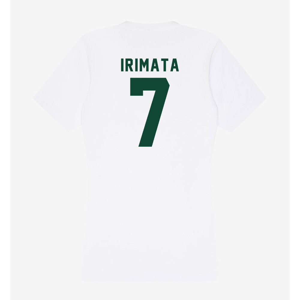 Hawaii - NCAA Softball : Taryn Irimata - Women's V-Neck T-Shirt-1