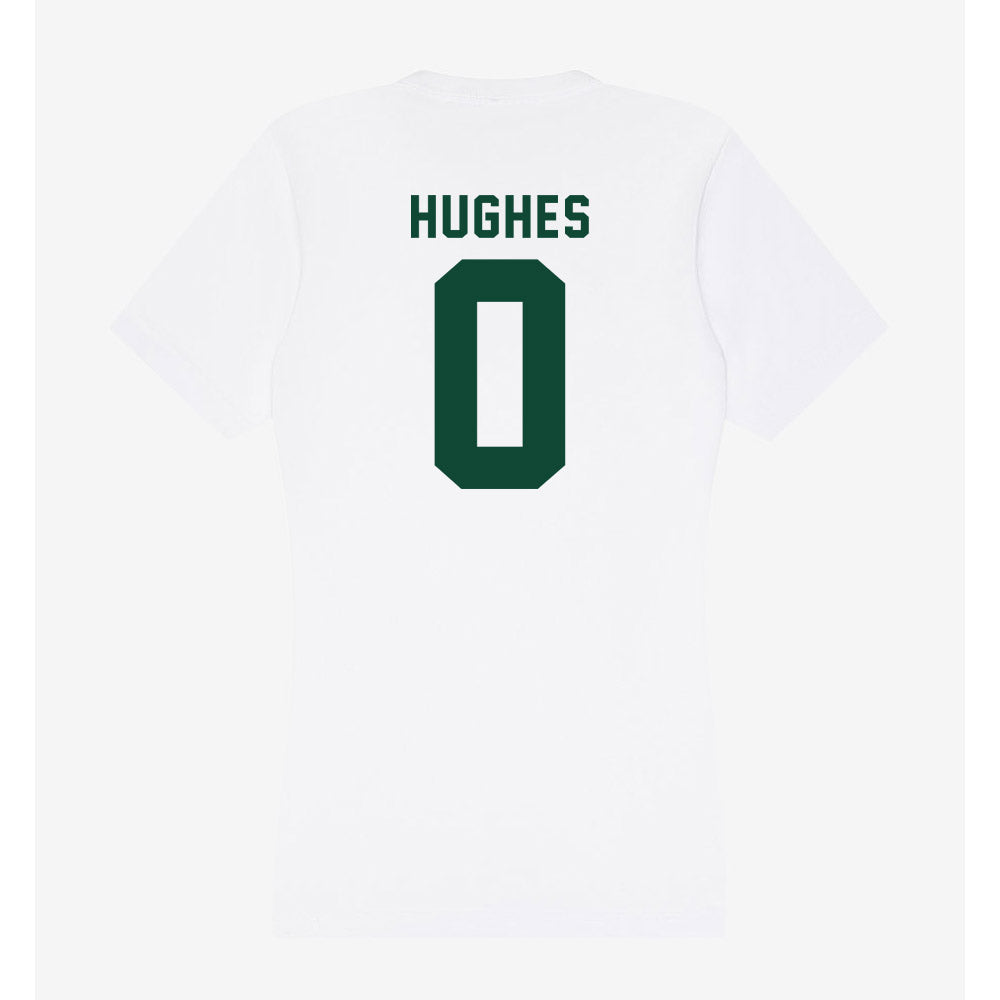 Hawaii - NCAA Football : Jeremiah Hughes - Women's V-Neck T-Shirt-1