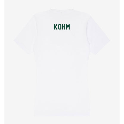 Hawaii - NCAA Men's Swimming & Diving : Zachary Kohm - Women's V-Neck T-Shirt-1