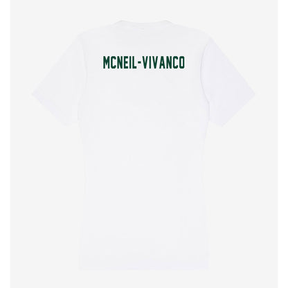 Hawaii - NCAA Women's Track & Field : Marina McNeil-Vivanco - Women's V-Neck T-Shirt-1