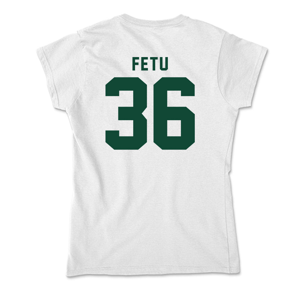 Hawaii - NCAA Football : Jordan Fetu - Classic Shersey Soft Style Women’s T-Shirt-1