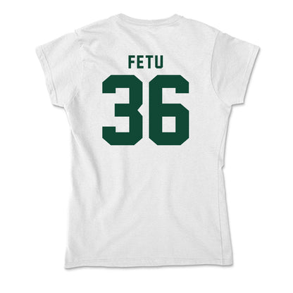 Hawaii - NCAA Football : Jordan Fetu - Classic Shersey Soft Style Women’s T-Shirt-1