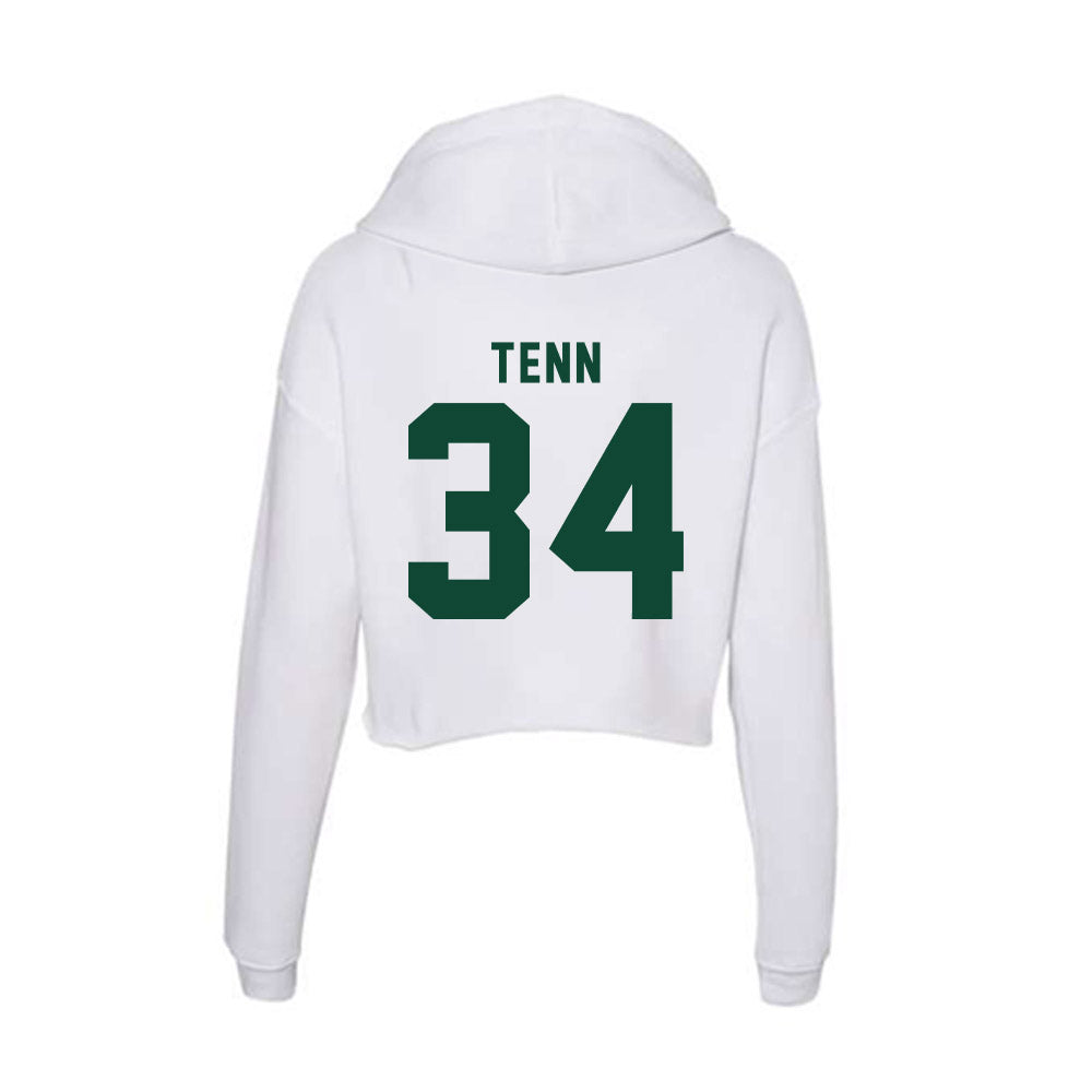 Hawaii - NCAA Baseball : Zacary Tenn - Women's Crop Fleece Hoodie-1