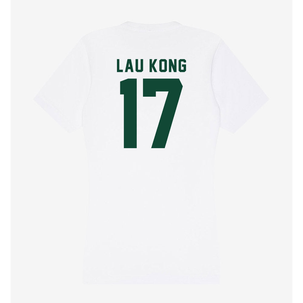 Hawaii - NCAA Baseball : Mana Lau Kong - Women's V-Neck T-Shirt-1