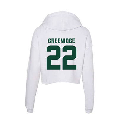 Hawaii - NCAA Men's Volleyball : Quintin Greenidge - Women's Crop Fleece Hoodie-1