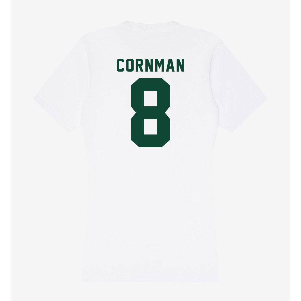 Hawaii - NCAA Beach Volleyball : Kiera Cornman - Women's V-Neck T-Shirt-1