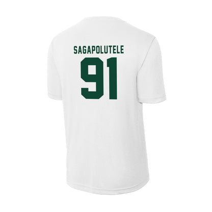 Hawaii - NCAA Football : Joshua sagapolutele - Classic Shersey Activewear T-Shirt-1
