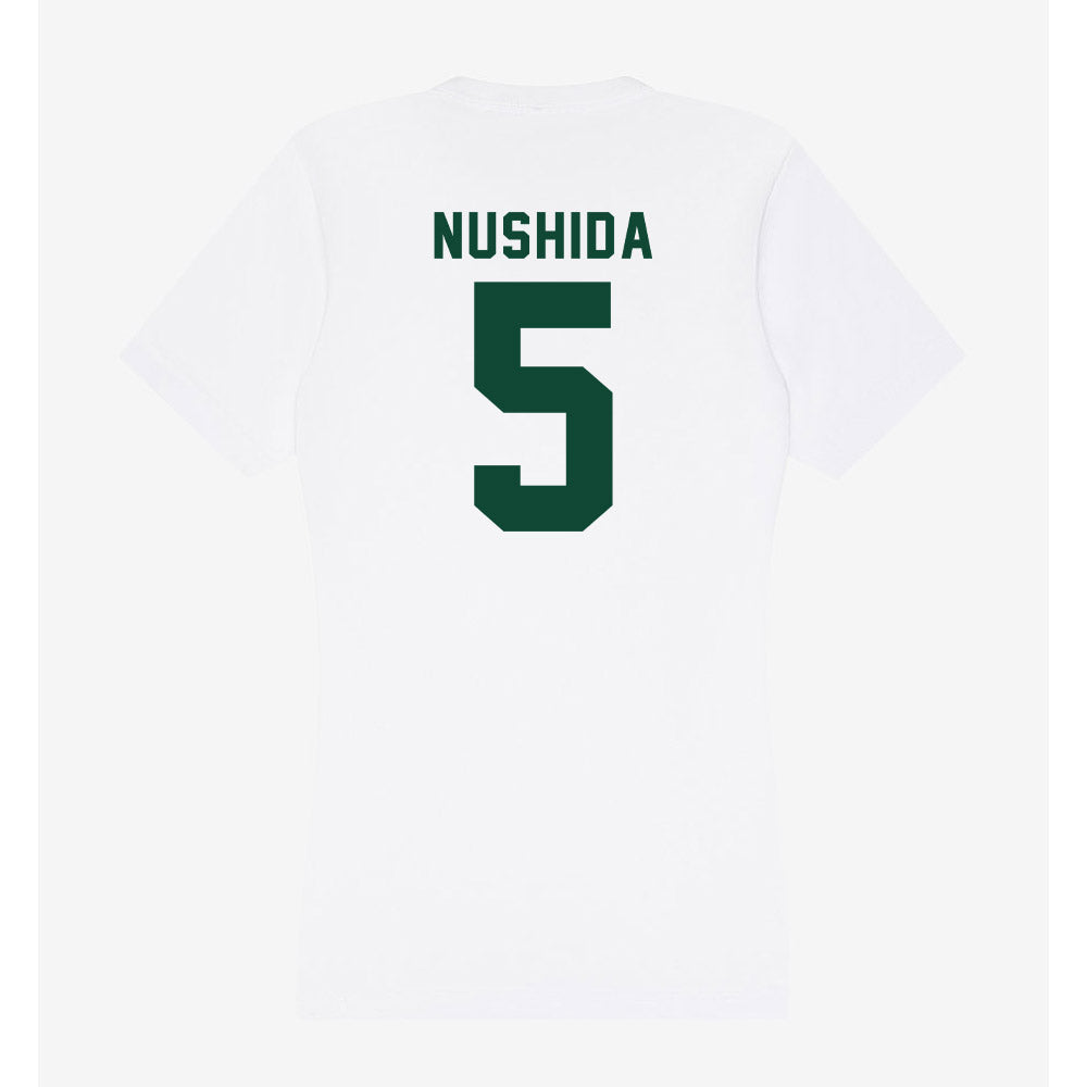 Hawaii - NCAA Baseball : Draven Nushida - Women's V-Neck T-Shirt-1
