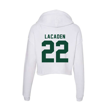 Hawaii - NCAA Football : Titan Lacaden - Women's Crop Fleece Hoodie-1