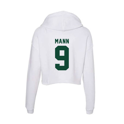 Hawaii - NCAA Beach Volleyball : Jesse Mann - Women's Crop Fleece Hoodie-1