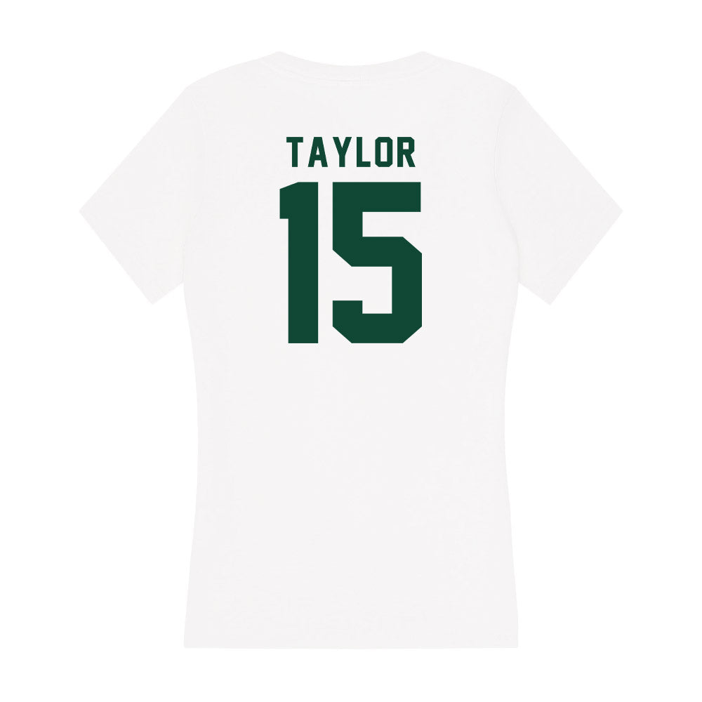 Hawaii - NCAA Men's Volleyball : Kai Taylor - Women's V-Neck T-Shirt-1
