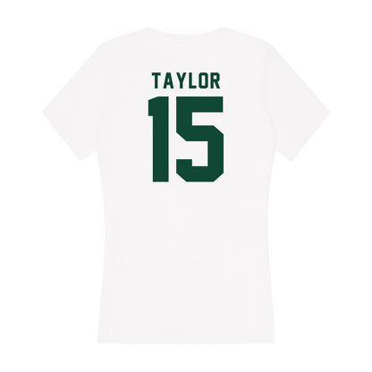 Hawaii - NCAA Men's Volleyball : Kai Taylor - Women's V-Neck T-Shirt-1