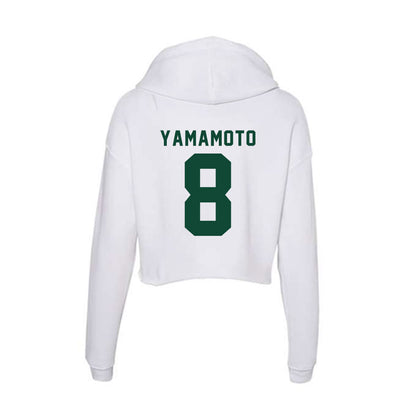 Hawaii - NCAA Softball : Cierra Yamamoto - Women's Crop Fleece Hoodie-1