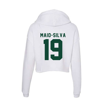 Hawaii - NCAA Softball : Briana Maio-Silva - Women's Crop Fleece Hoodie-1