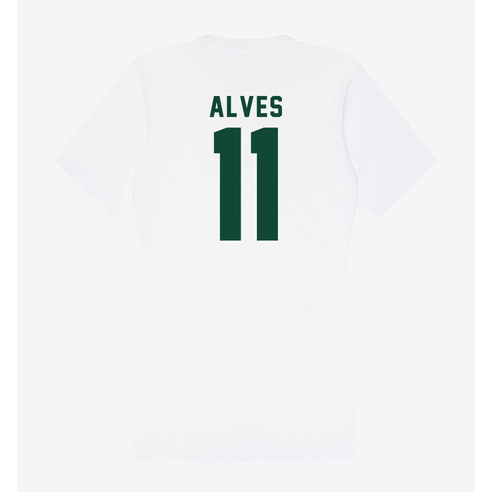 Hawaii - NCAA Football : Devin Alves - Women's V-Neck T-Shirt-1