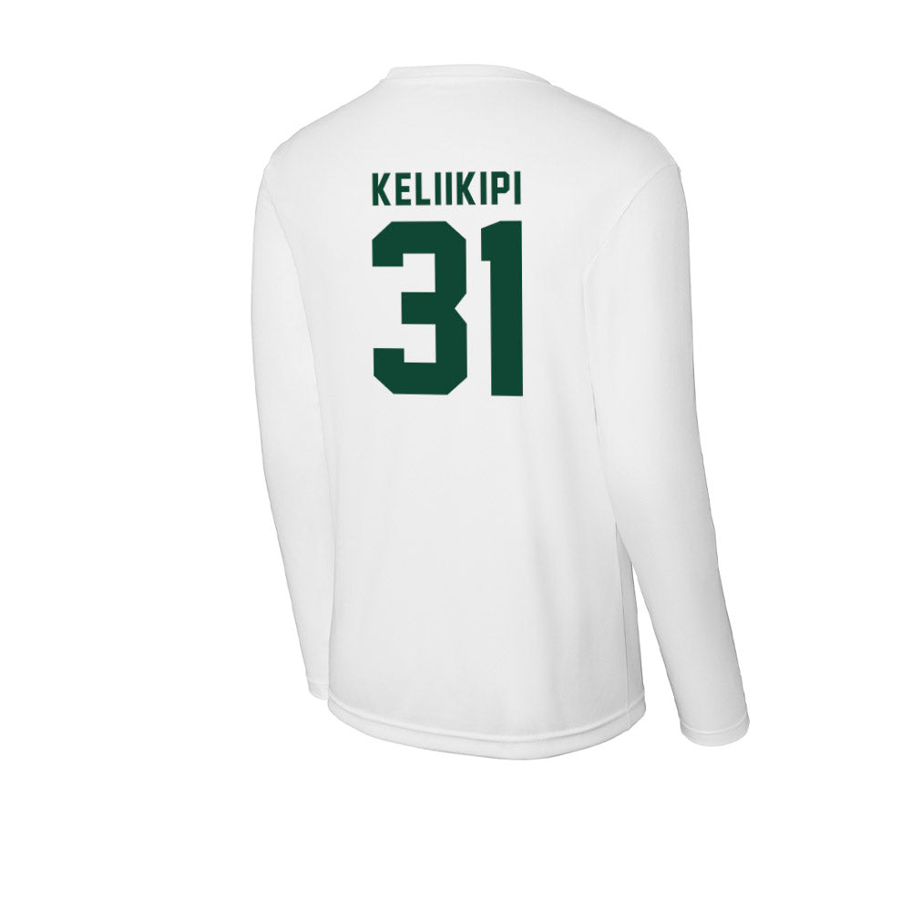 Hawaii - NCAA Football : Tryton Keliikipi - Activewear Long Sleeve T-Shirt-1