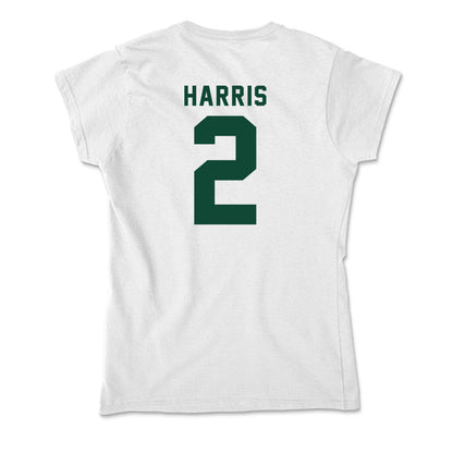 Hawaii - NCAA Football : Audric Harris - Soft Style Women’s T-Shirt-1