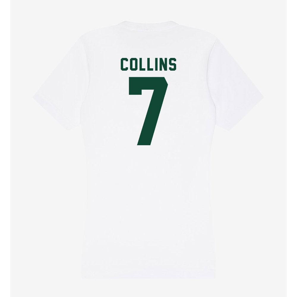 Hawaii - NCAA Women's Basketball : Ella Collins - Women's V-Neck T-Shirt-1