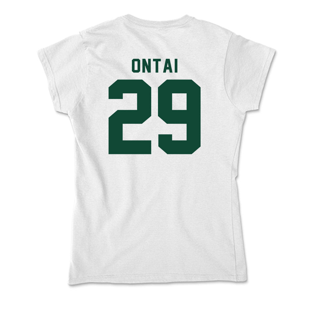 Hawaii - NCAA Football : Kainoa Ontai - Soft Style Women’s T-Shirt-1