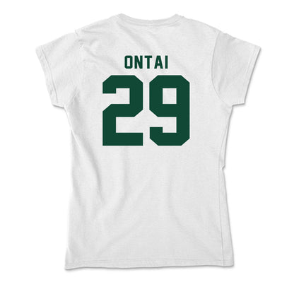 Hawaii - NCAA Football : Kainoa Ontai - Soft Style Women’s T-Shirt-1