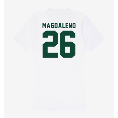 Hawaii - NCAA Baseball : Isaiah Magdaleno - Women's V-Neck T-Shirt-1