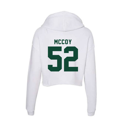 Hawaii - NCAA Football : Luther McCoy - Women's Crop Fleece Hoodie-1