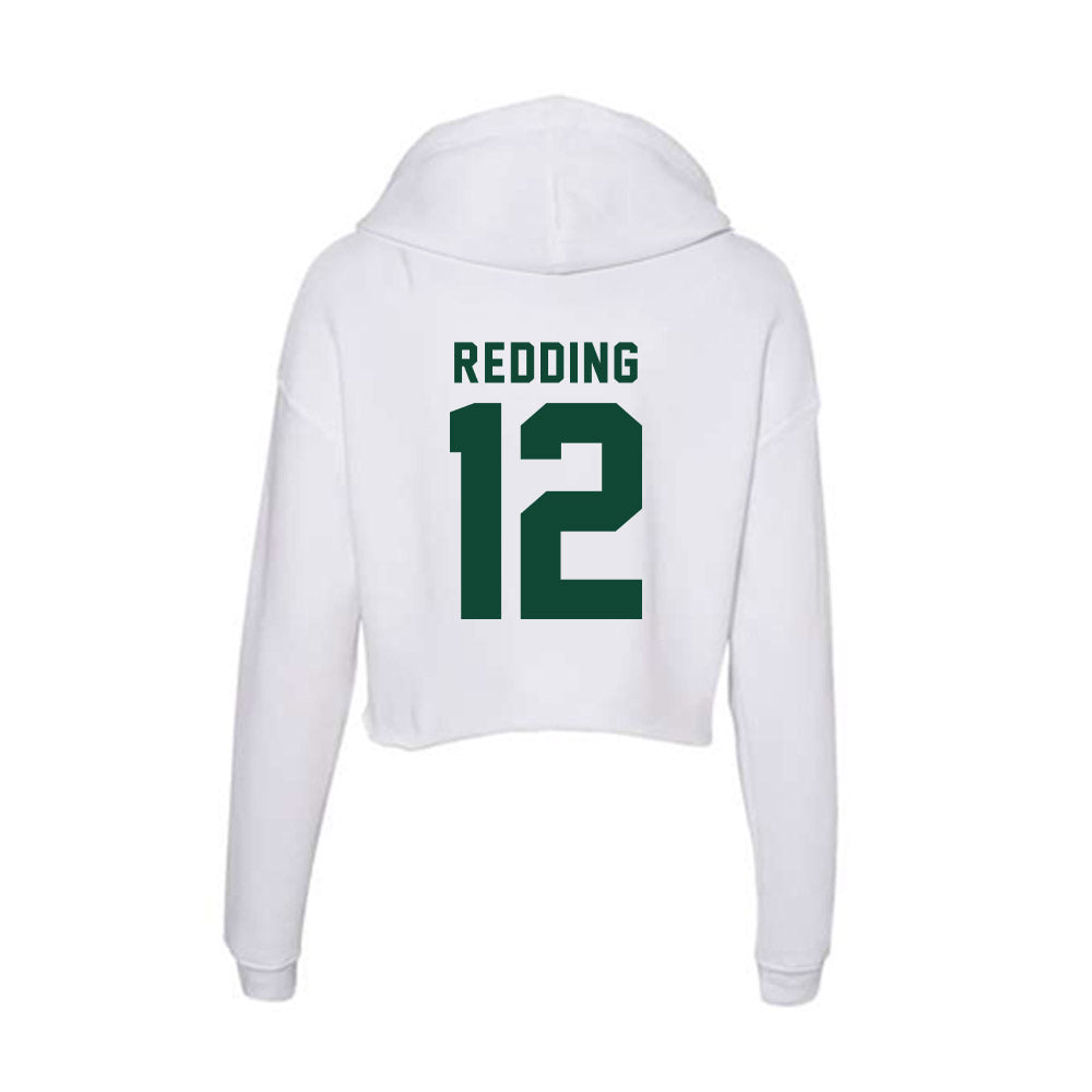 Hawaii - NCAA Baseball : Jake Redding - Women's Crop Fleece Hoodie-1