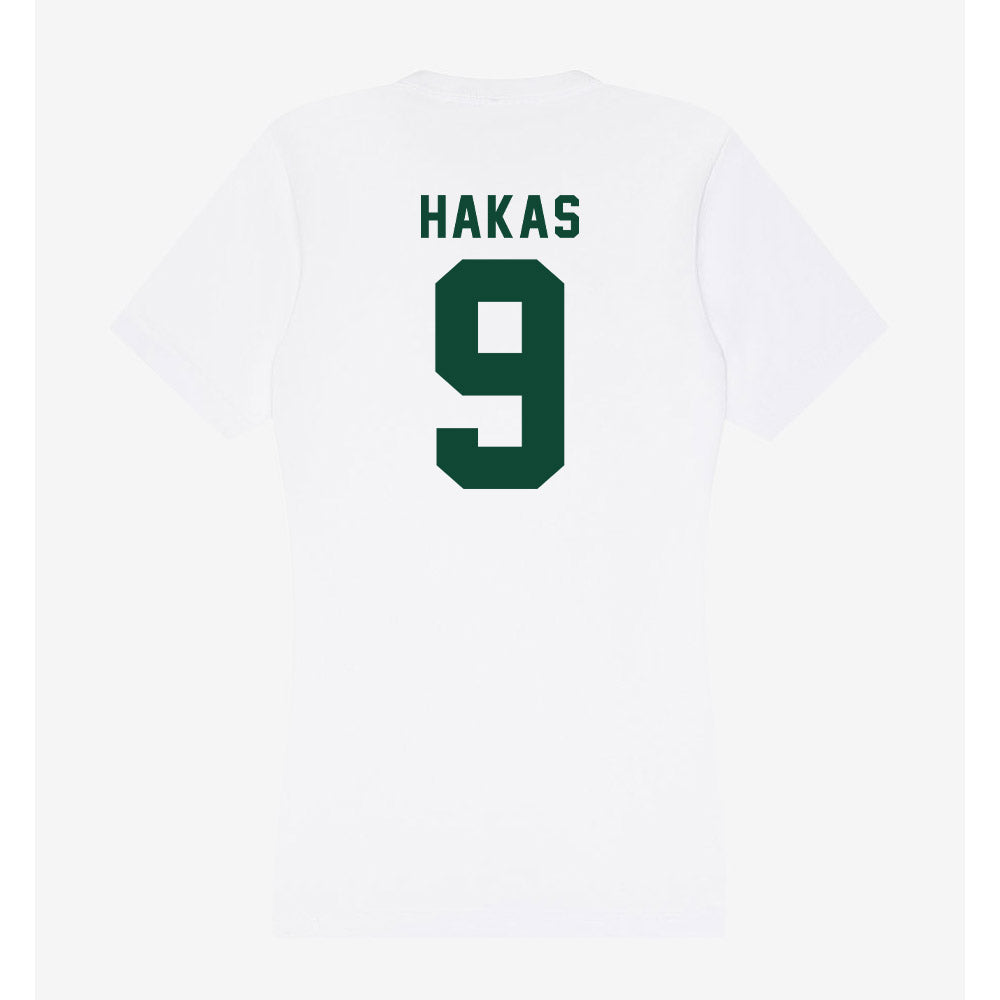Hawaii - NCAA Women's Volleyball : Tali Hakas - Women's V-Neck T-Shirt-1