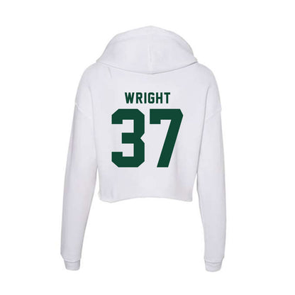 Hawaii - NCAA Baseball : Gabe Wright - Women's Crop Fleece Hoodie-1