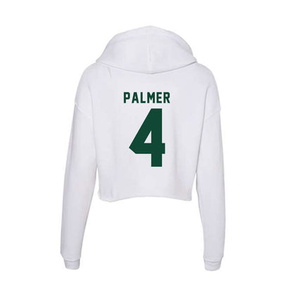 Hawaii - NCAA Football : Elijah Palmer - Women's Crop Fleece Hoodie-1