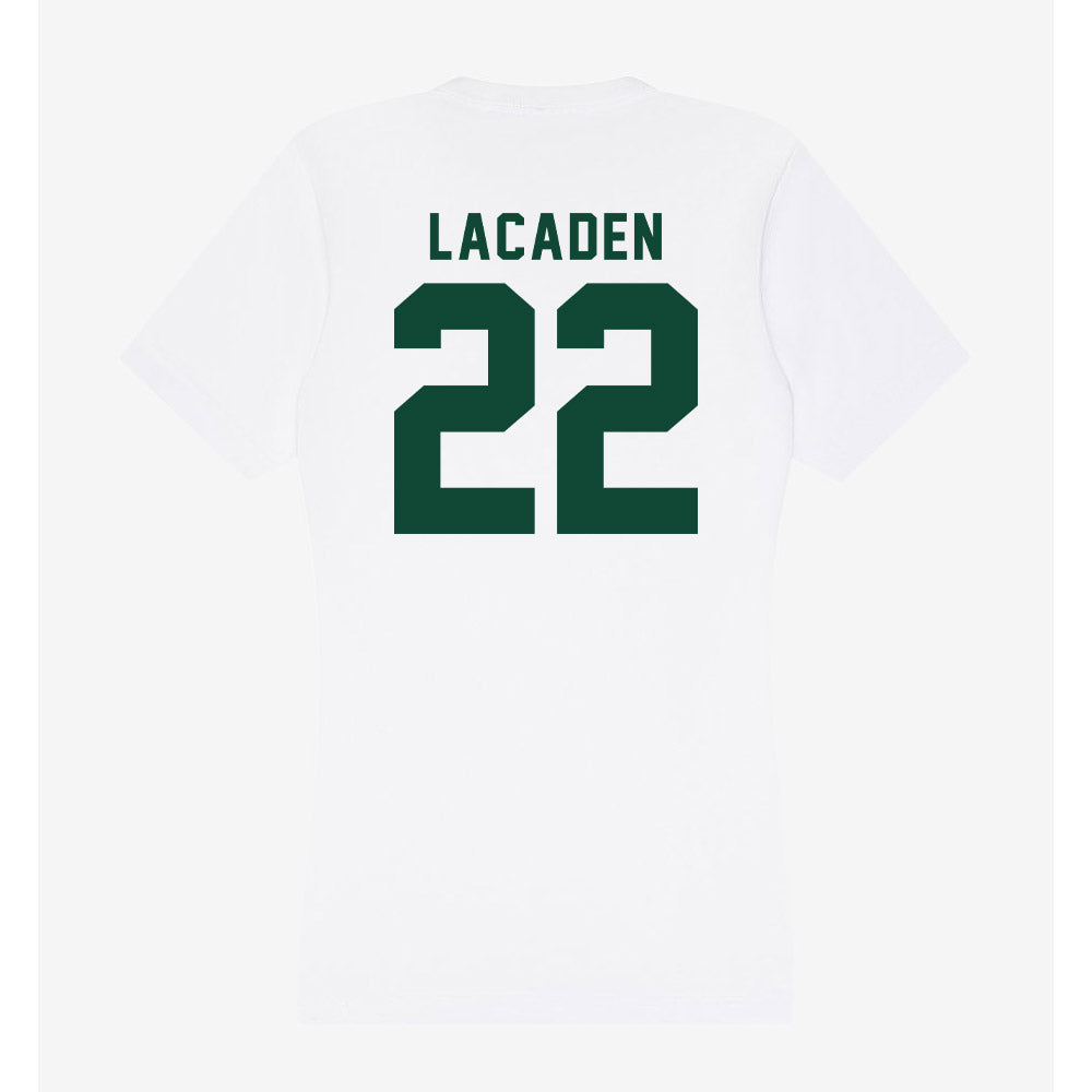 Hawaii - NCAA Football : Titan Lacaden - Women's V-Neck T-Shirt-1