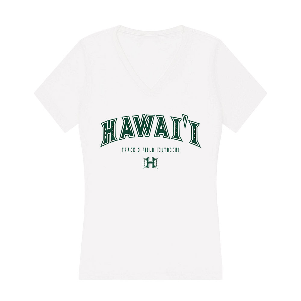 Hawaii - NCAA Women's Track & Field : Jessica Mackenzie - Women's V-Neck T-Shirt-0