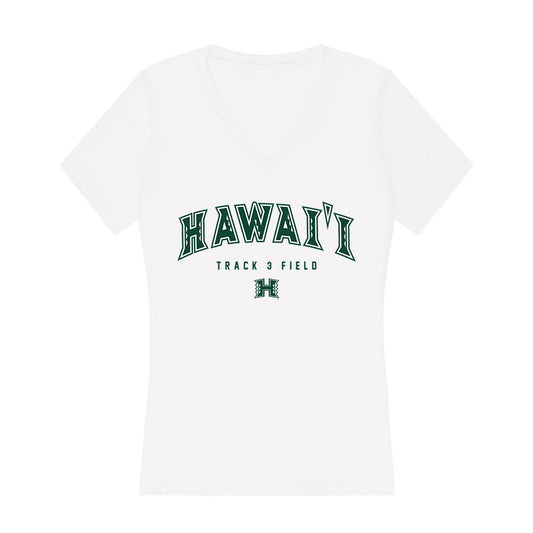 Hawaii - NCAA Women's Track & Field : Izzy Gorton - Women's V-Neck T-Shirt-0
