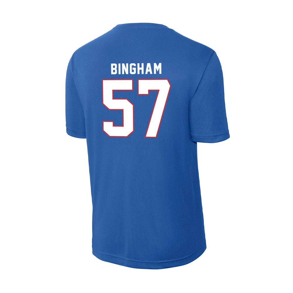 LA Tech - NCAA Football : Tadan Bingham - Activewear T-Shirt-1