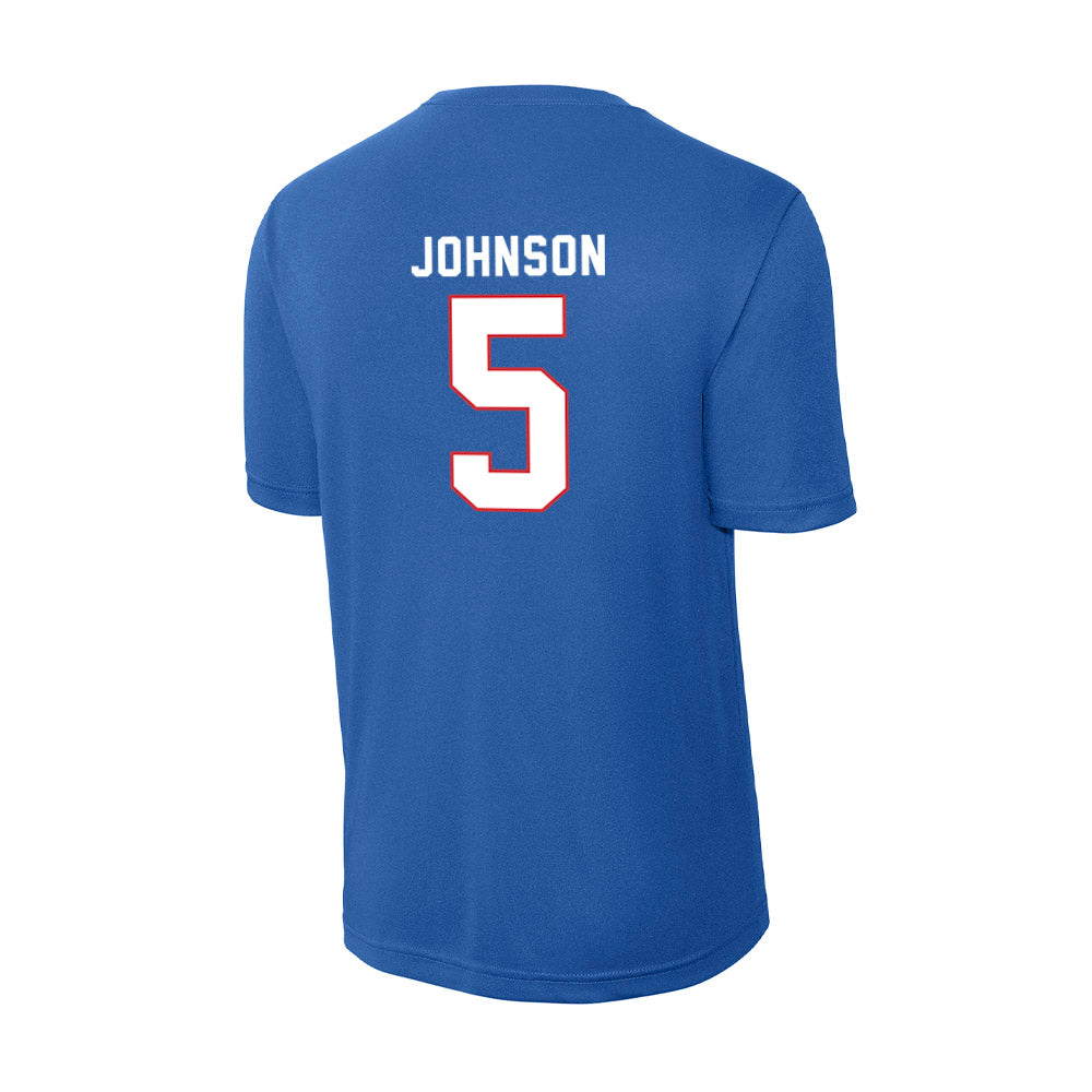 LA Tech - NCAA Football : Ahkhari Johnson - Activewear T-Shirt-1