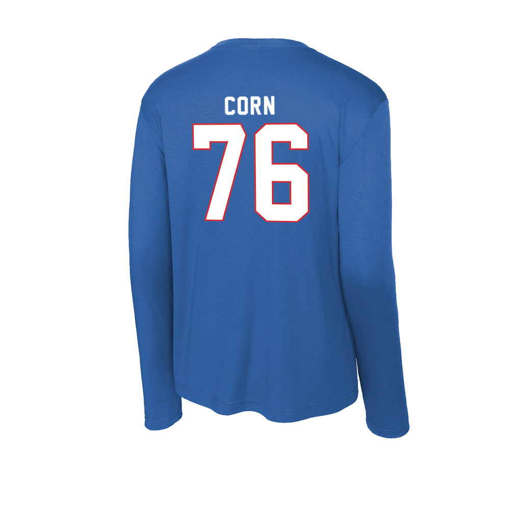 LA Tech - NCAA Football : Cyler Corn - Activewear Long Sleeve T-Shirt-1