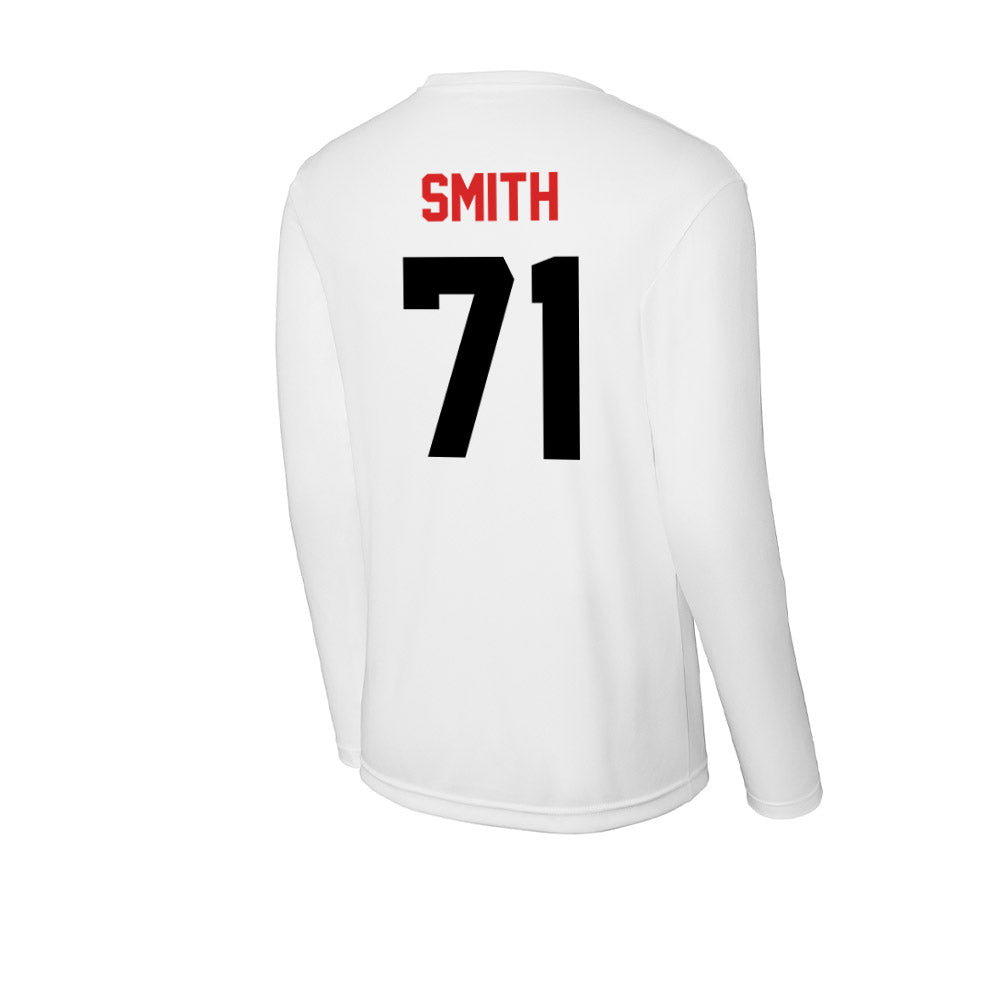 Davidson - NCAA Football : Cole Smith - Activewear Long Sleeve T-Shirt-1